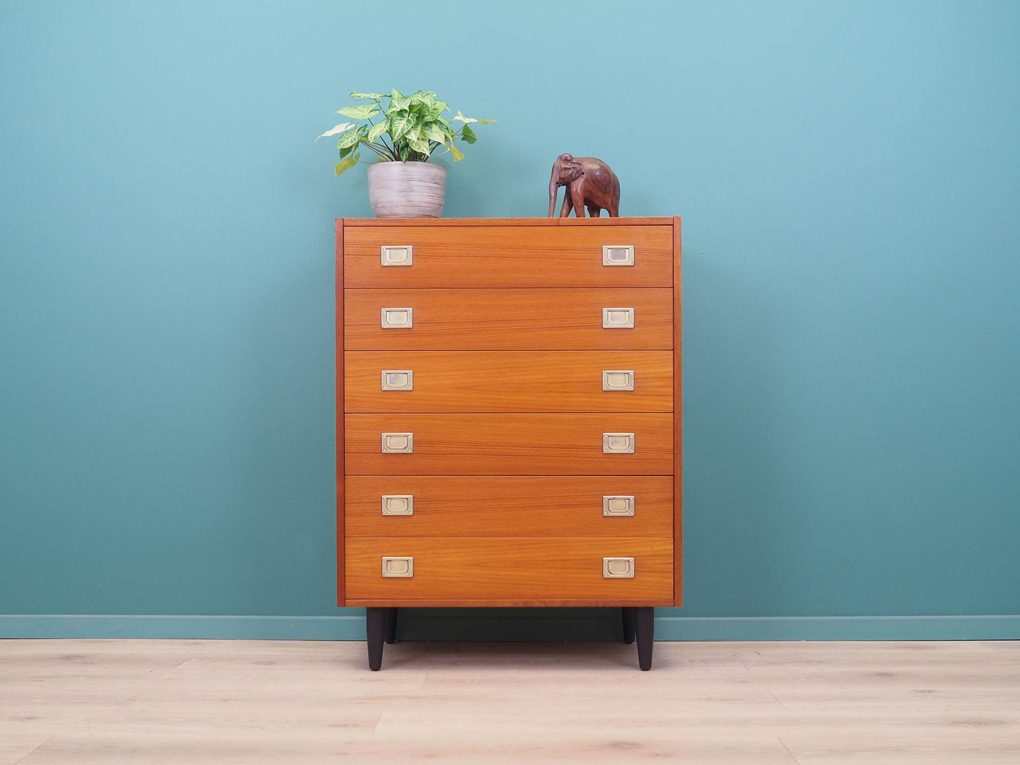 Commode en teck, design danois, années 1970