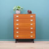 Commode en teck, design danois, années 1970
