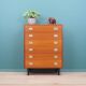 Commode en teck, design danois, années 1970