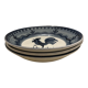 3 Hollow plates in Gien earthenware
