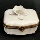 Limoges, 20th century slip porcelain pillbox display object