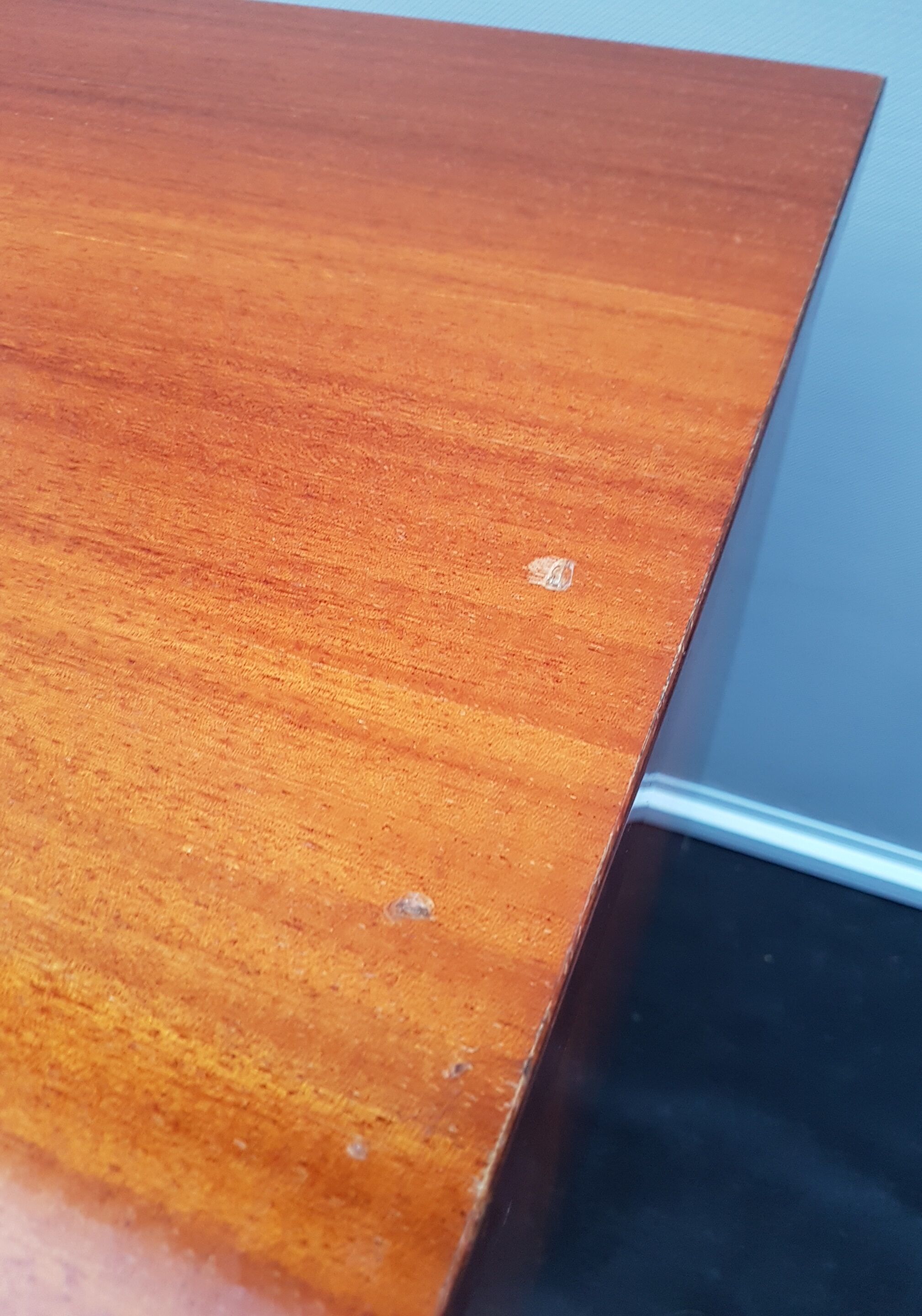 Mahogany, sycomore and brass sideboard, 1961