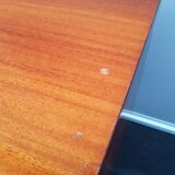 Mahogany, sycomore and brass sideboard, 1961