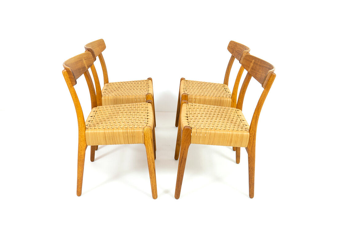 Chaises Ch23  par Hans J. Wegner pour Carl Hansen & Søn