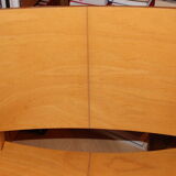 Paire de fauteuils scandinaves 1960 bois