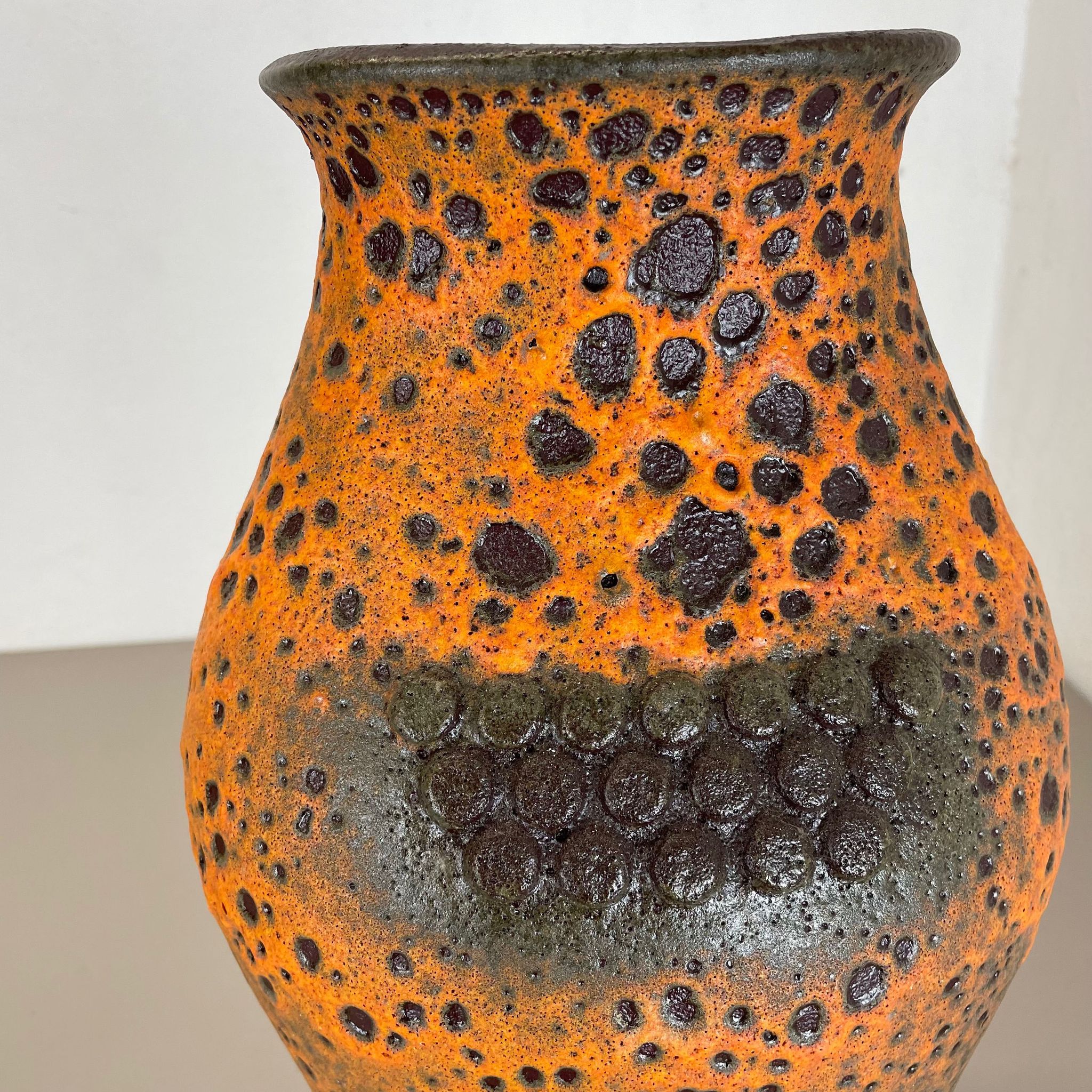 Fat Lava Ceramic Vase "Robot" by Heinz Siery Carstens Tönnieshof, Germany, 1960s