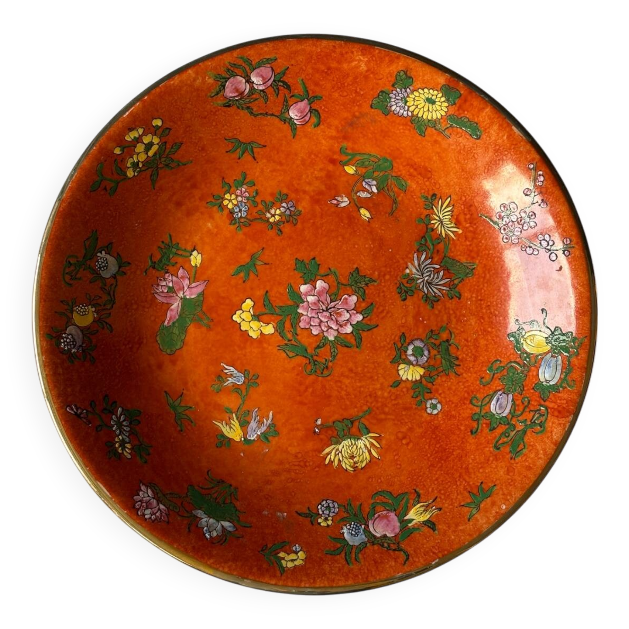 Large Asian porcelain dish