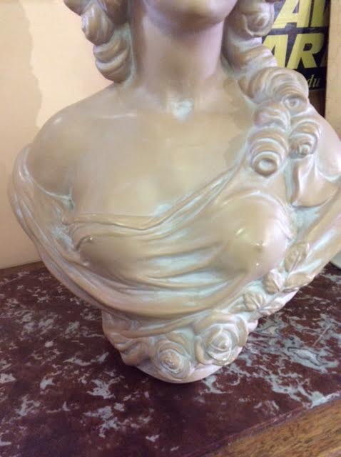 Plaster bust