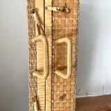 Vintage wicker/rattan suitcase
