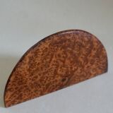 Vintage letter holder in elm burl