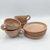 Set of cups and saucers ceramic