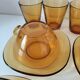 Vereco set: 4 cups, 6 saucers and 4 tumblers