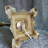 Bronze column lamp foot