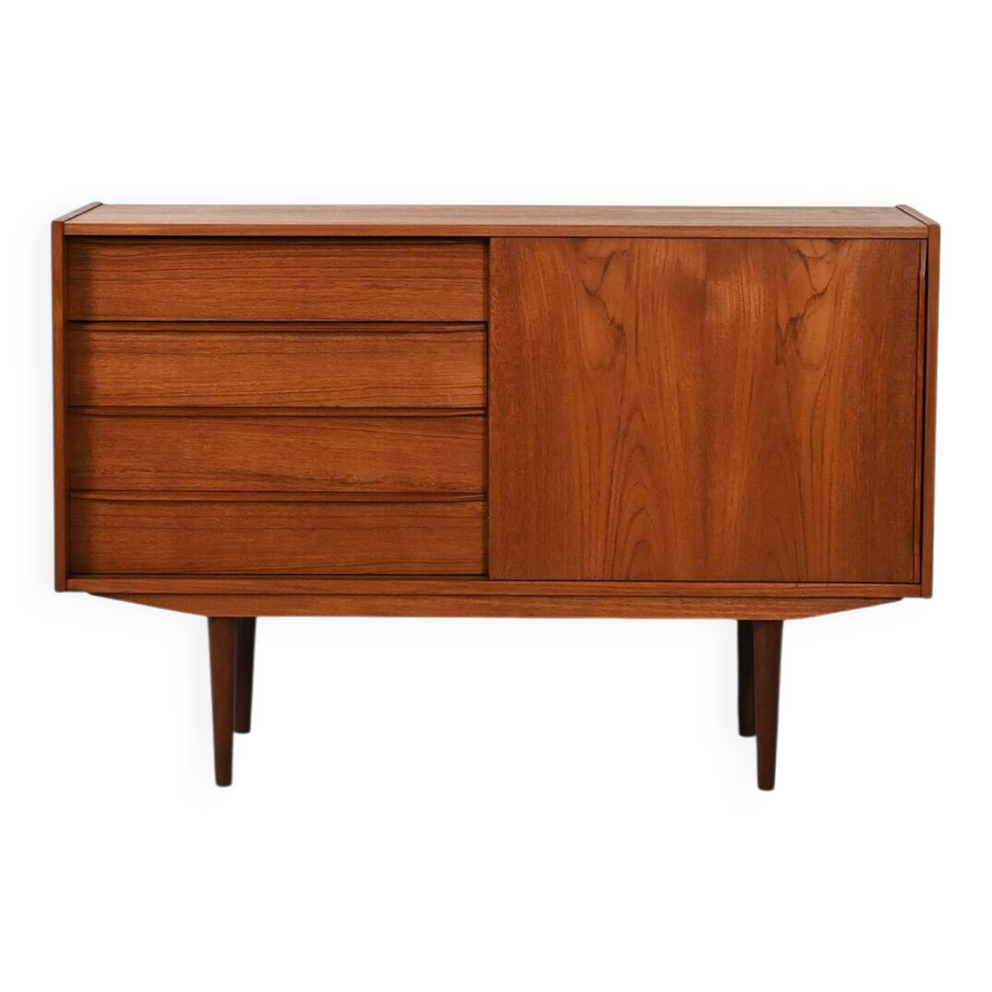 Scandinavian sideboard, 1960s, with one door and drawers