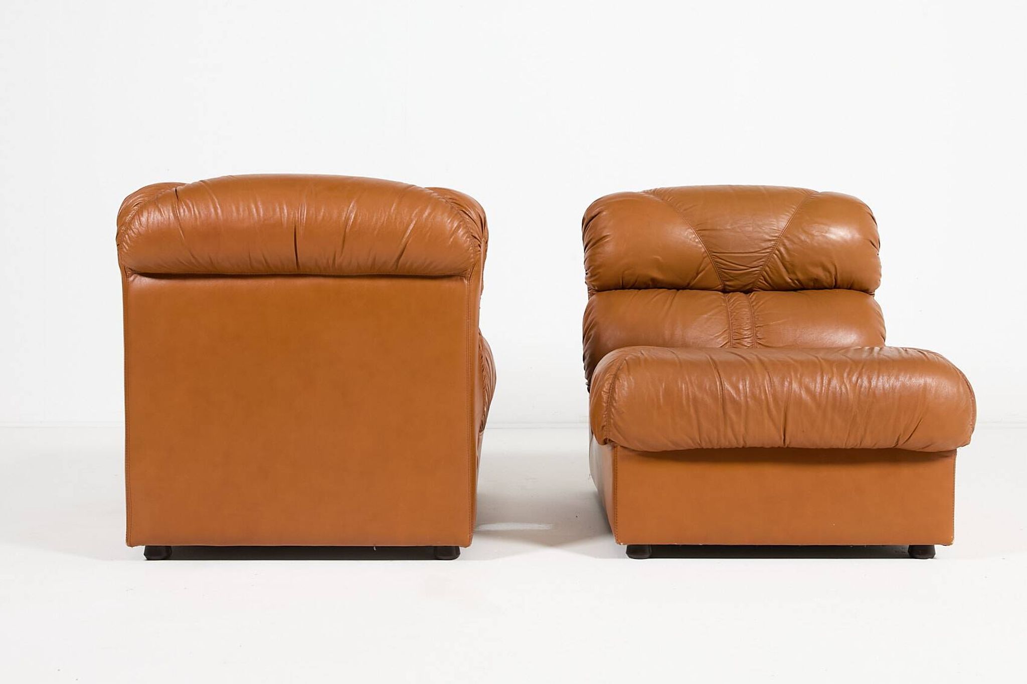 Vintage Italian modern lounge chairs from 1970’s