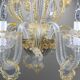 Venetian lustre in Murano glass and gold leaf