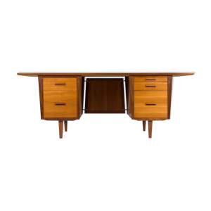 bureau en teck du milieu