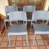 Set of 4 knoll chairs