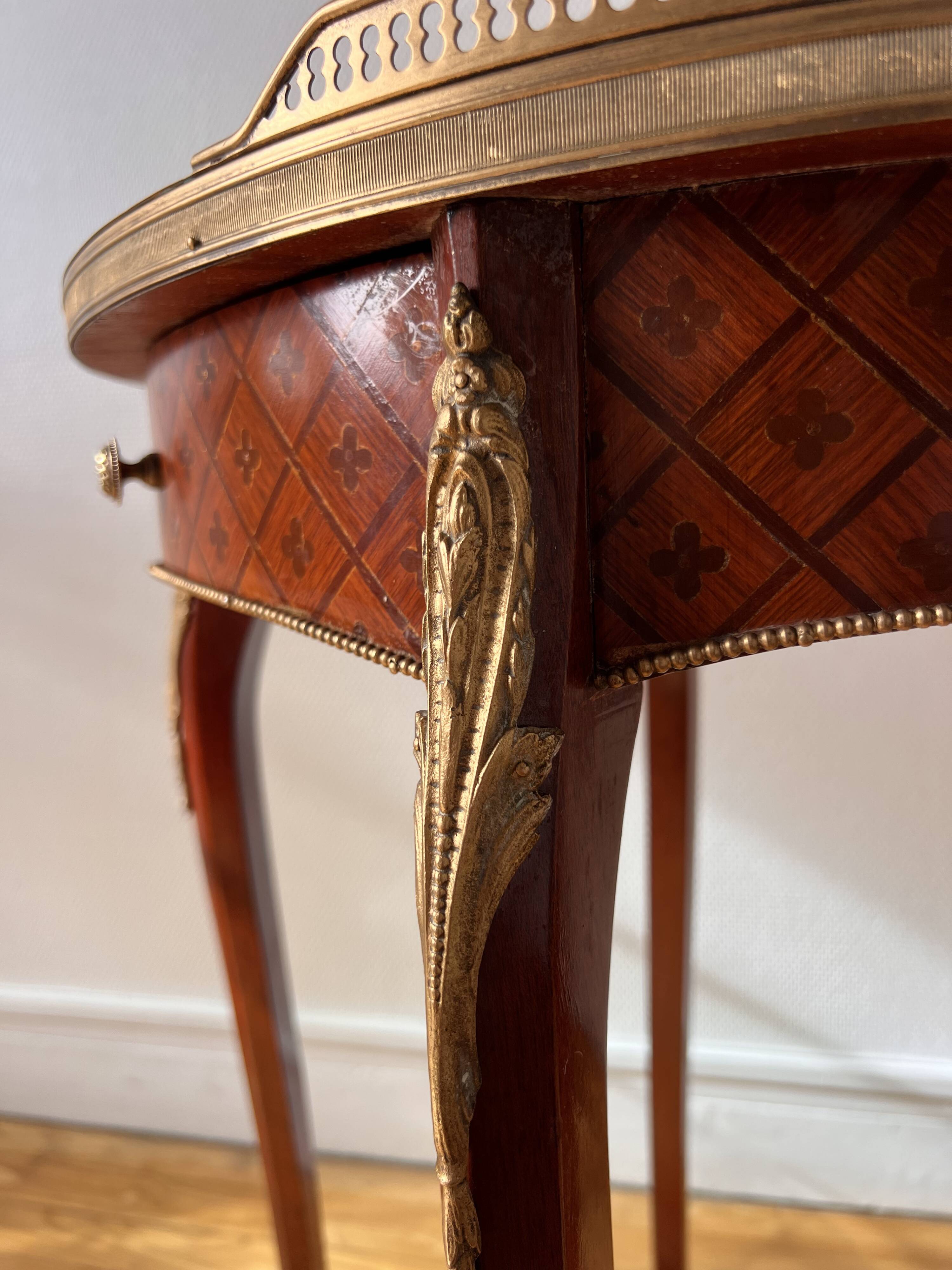 Bouillotte Table Louis XVI - Late 19th Century