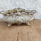 old cast iron planter