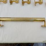 Set of 17 Art Deco Brass Door Bars