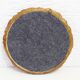 Round gold leaf mirror