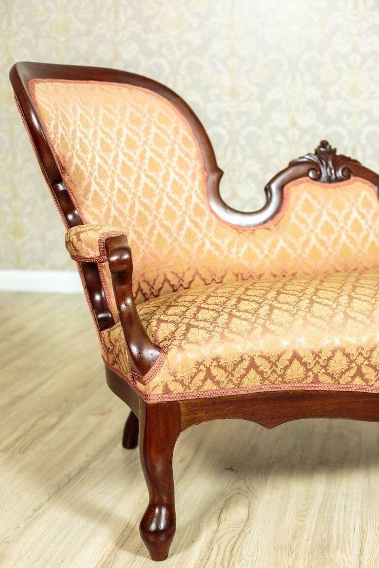 Vintage Walnut Sofa, 1880