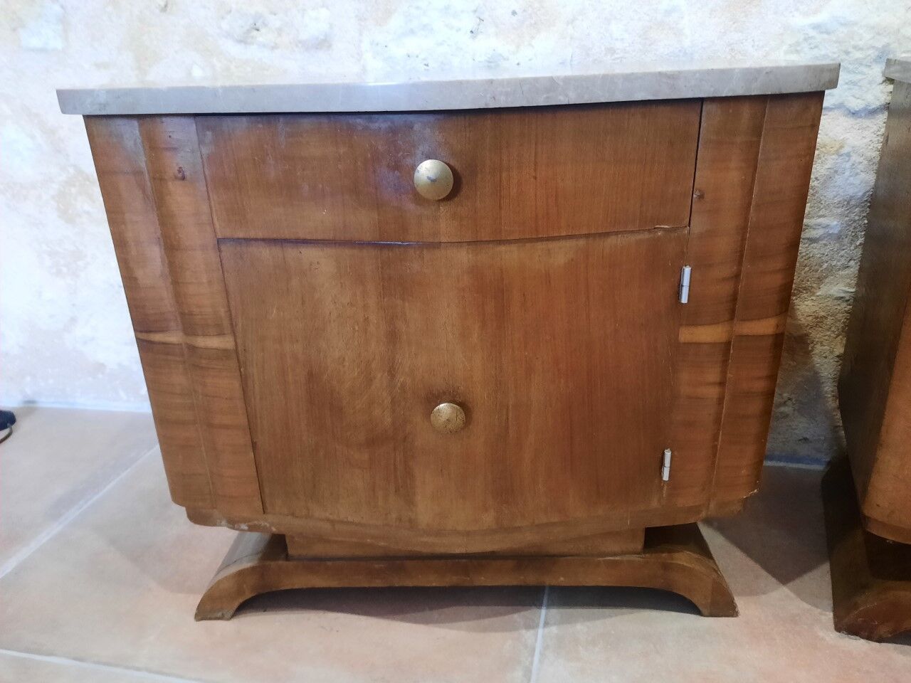 Pair of bedside tables 30s