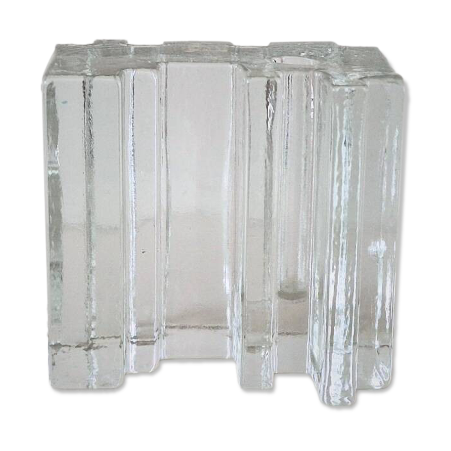 Solifleur Hand-Cast Glass Vase - Modernist Design - 1970s, Germany