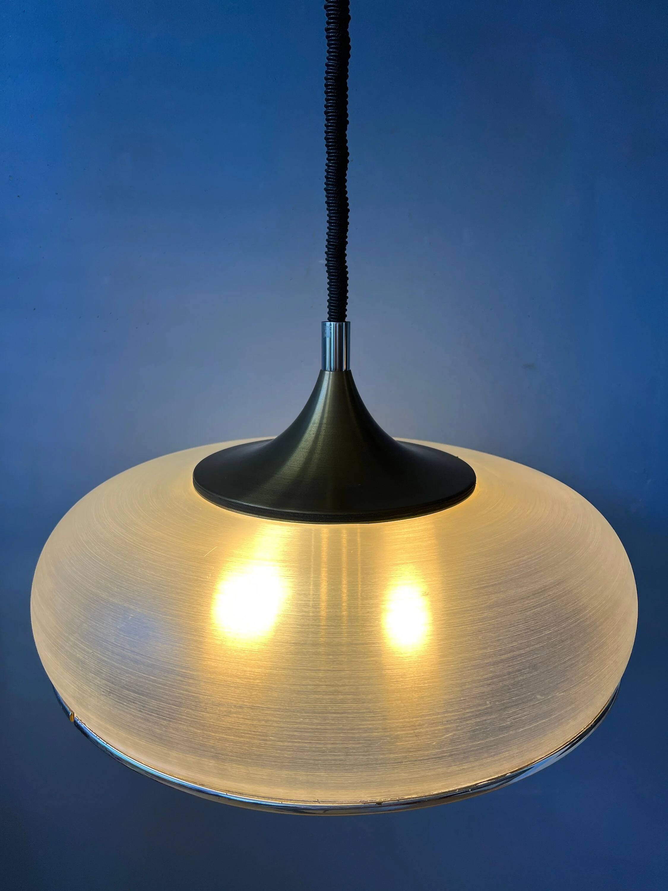 Suspension Mid-Century / Space Age chandelier