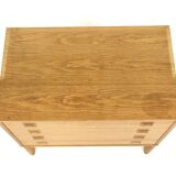 Scandinavian oak chest of drawers, Sweden, 1960