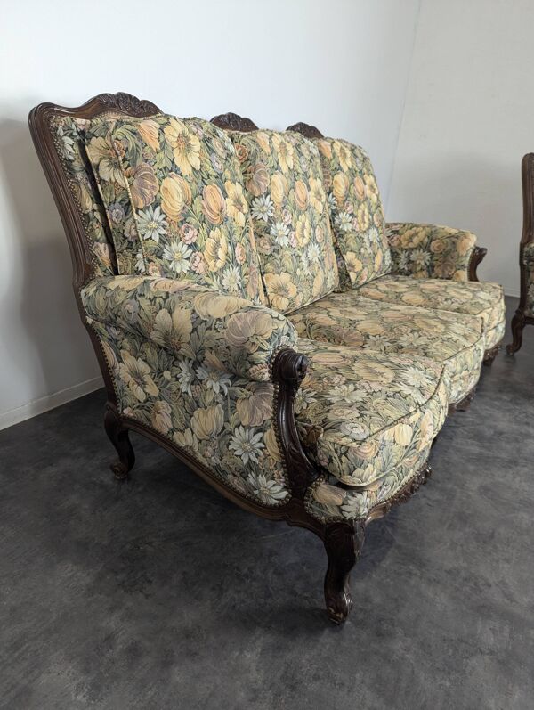 Salon en chêne de style Louis XV