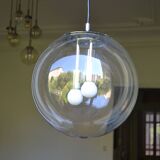 Chandelier pendant lamp Doria Leuchten West Germany 1960