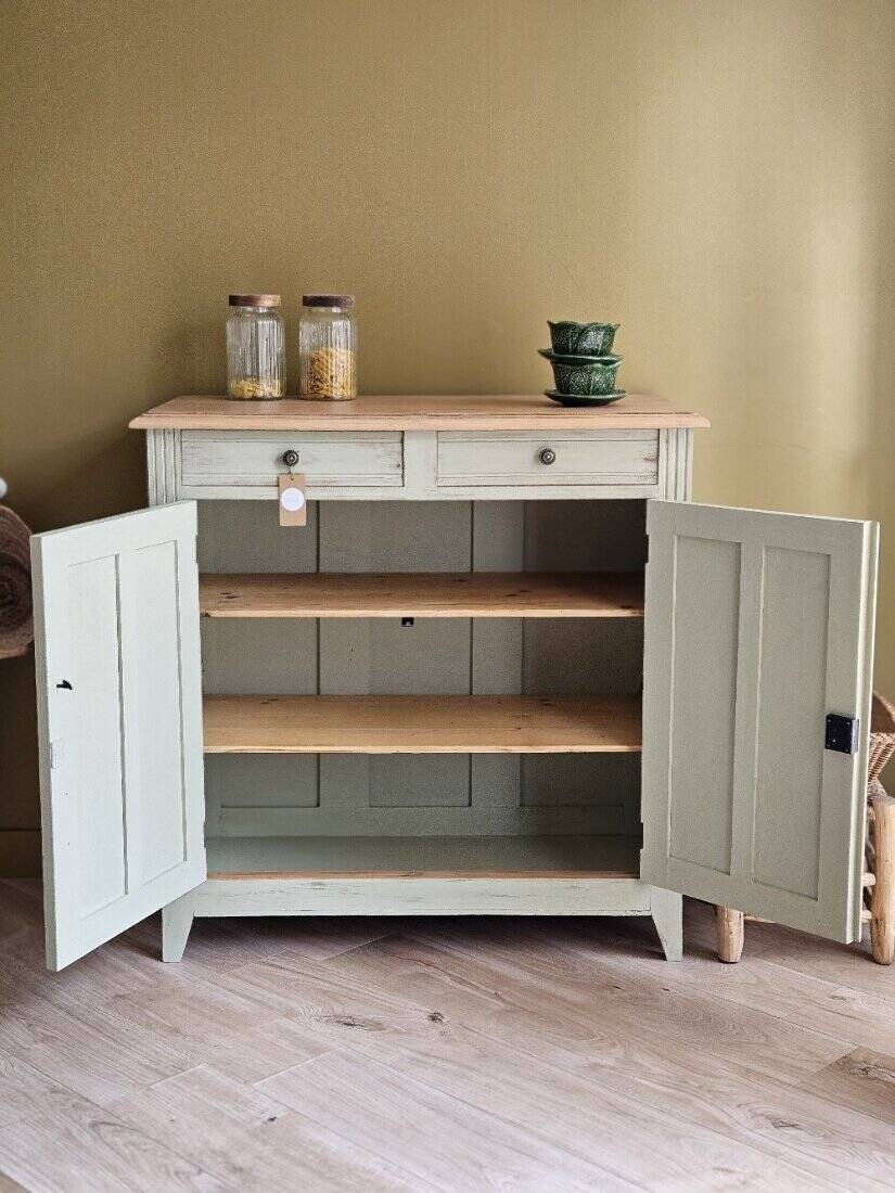 Vintage Parisian buffet with patina in solid wood | Léonie