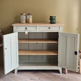 Vintage Parisian buffet with patina in solid wood | Léonie