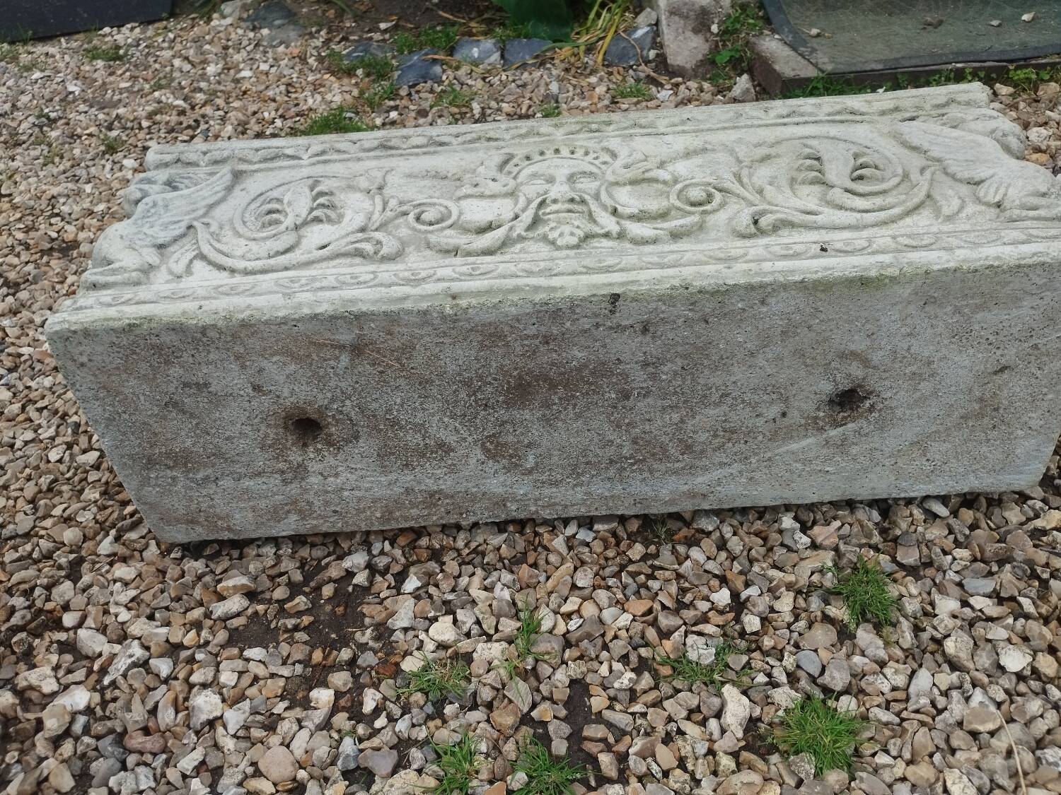 Pair of ancient stone Médicis planters