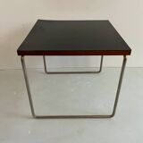 Flying table, metal and black, by Pierre Guariche for Steiner