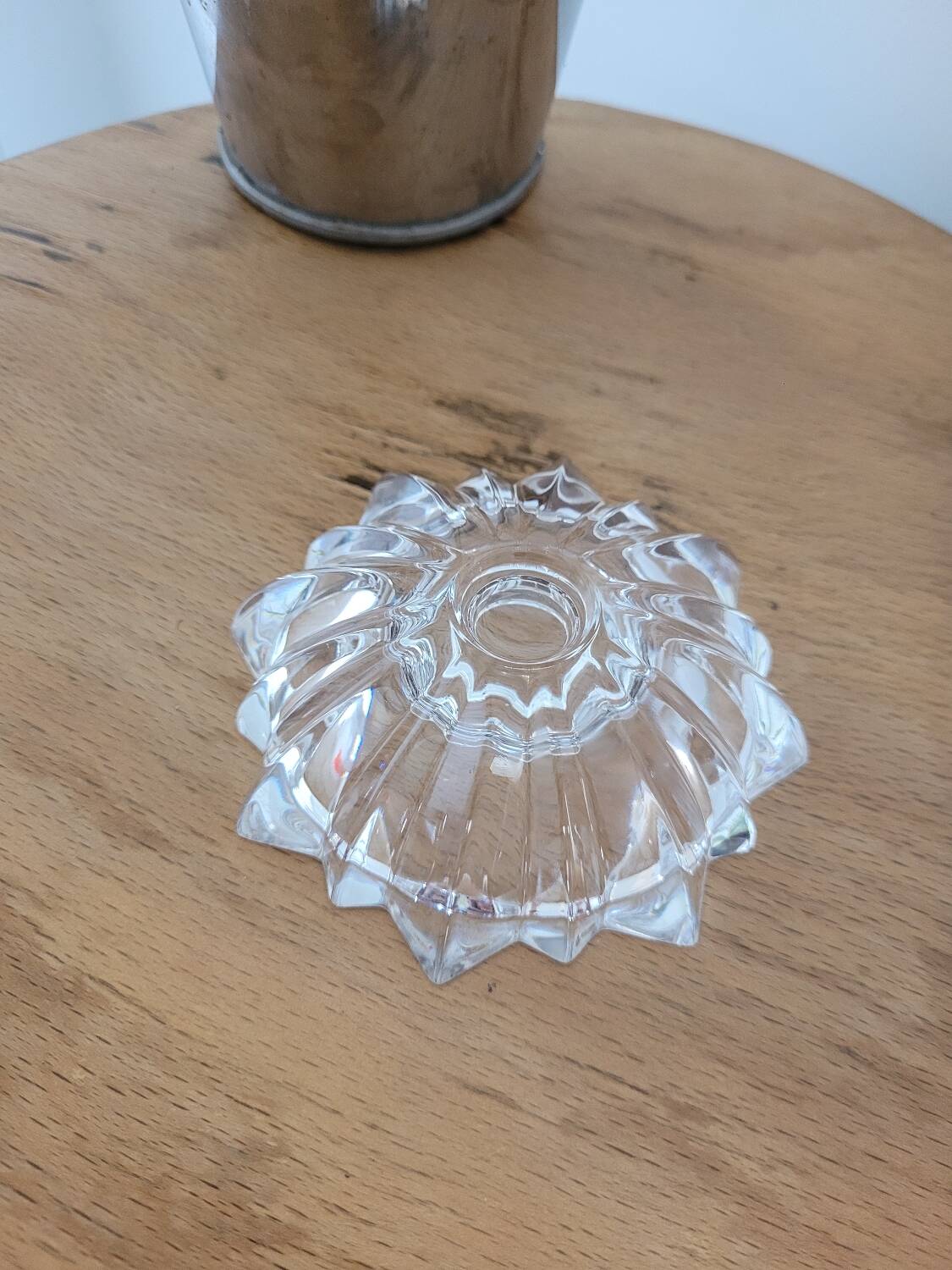 Cheverny crystal star candle holder