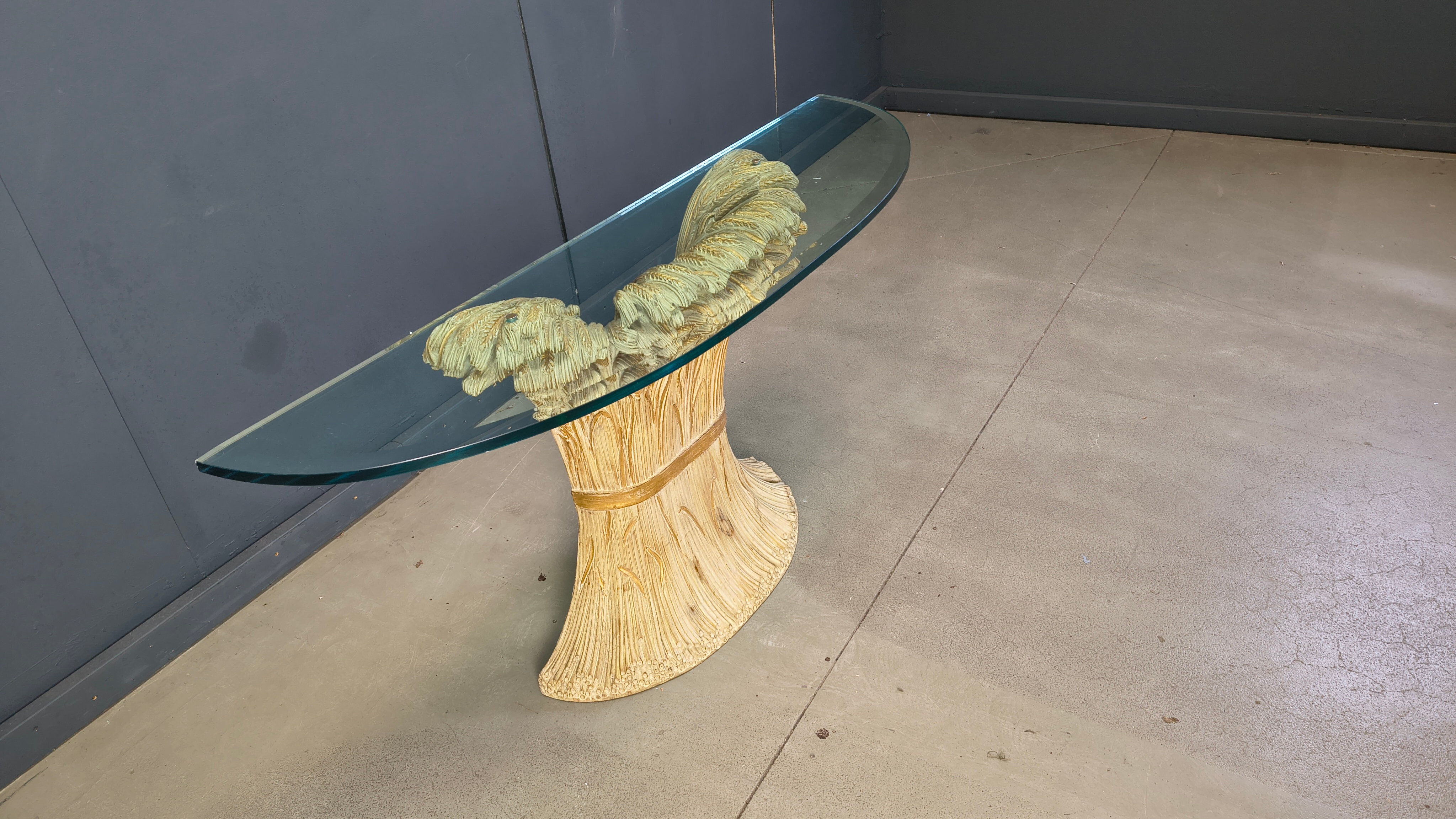 Sheaf of wheat console by Franco Chelini, 1970s