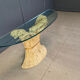 Sheaf of wheat console by Franco Chelini, 1970s