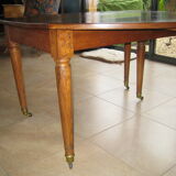 Table Directoire walnut 5 extensions