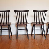 4 chairs vintage Thonet 60s