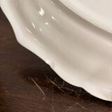 Old Dish Basket Vegetable Dish Earthenware Gien Rouen Renaissance Blue Model