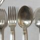 Cutlery set 24 pieces Art Deco in silver metal 84g - Goldsmith's mark