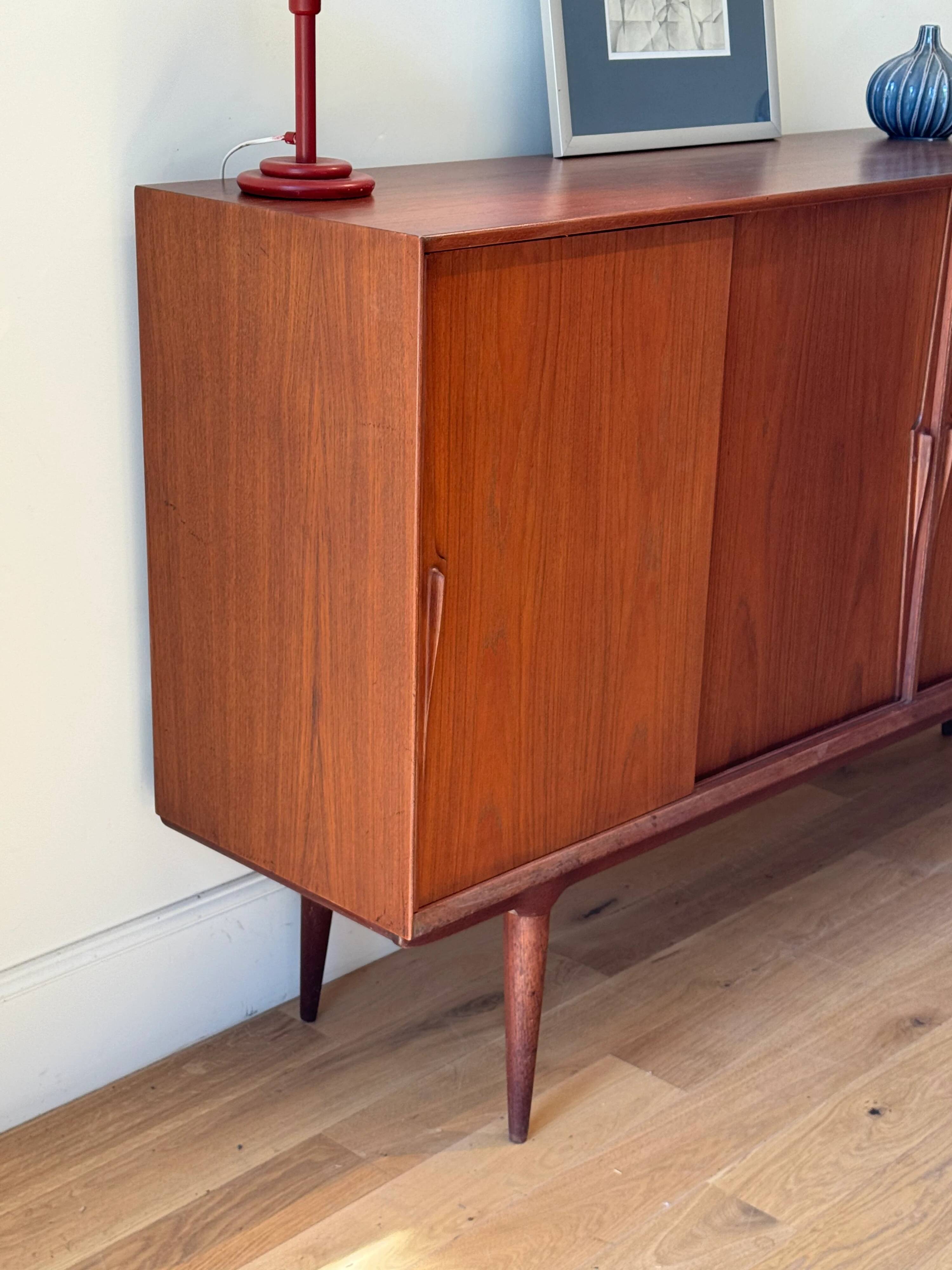 Vintage Scandinavian teak sideboard "Arvid"