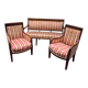 Antique Empire-style salon, 3 pieces. Original upholstery.