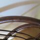 Vintage set of 2 swivel chairs in bamboo and rattan - Papasan shape