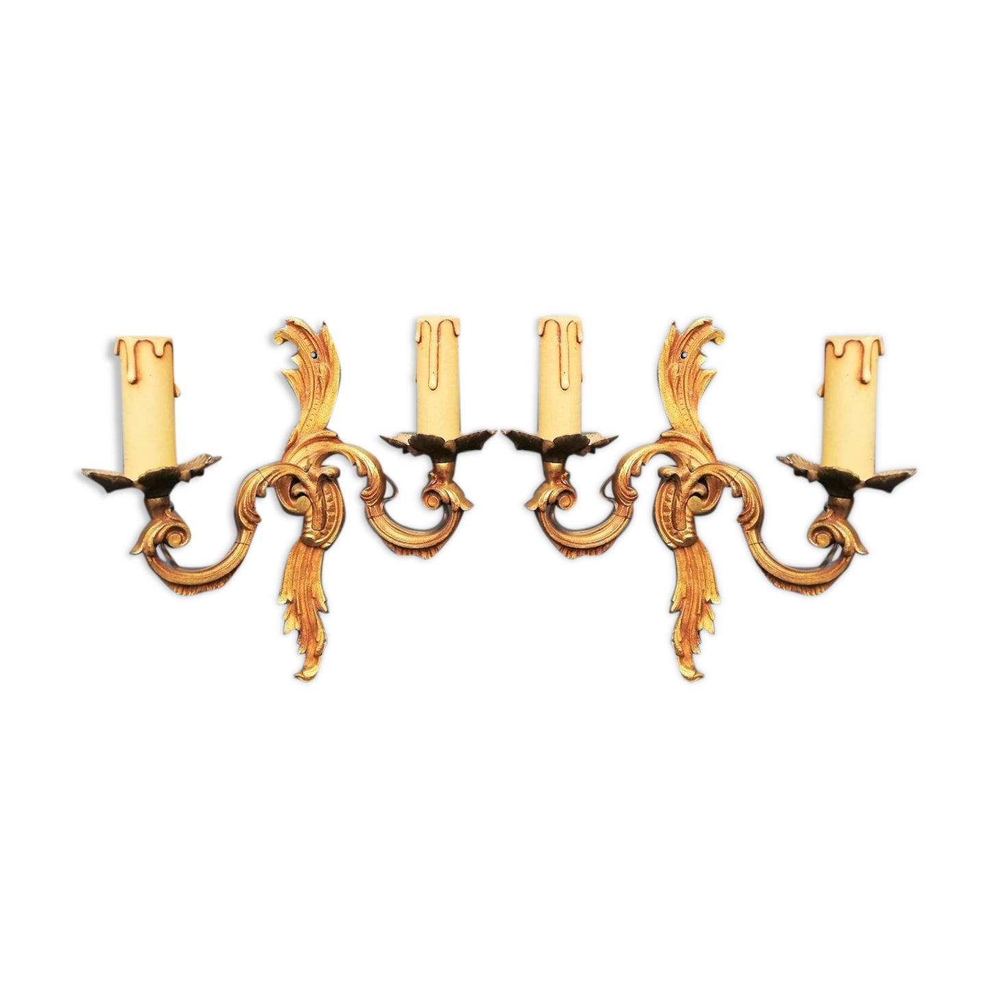 Pair of Louis XV-style wall light