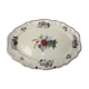 Big flat oval earthenware Sarreguemines Agreste