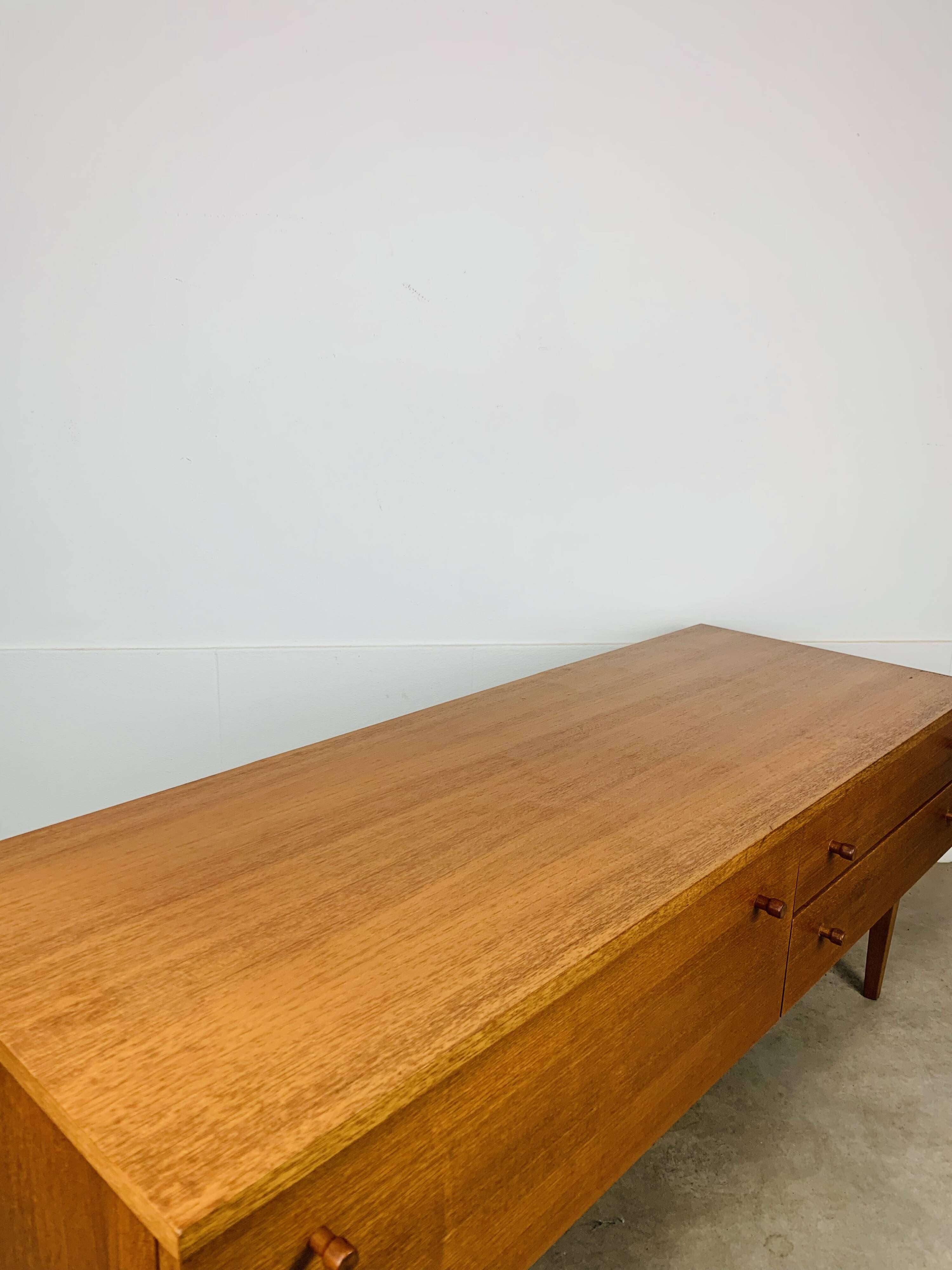 Vintage Scandinavian teak sideboard from the 1960s, TV stand